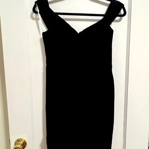 Lulus Black Off-the-Shoulder Dress